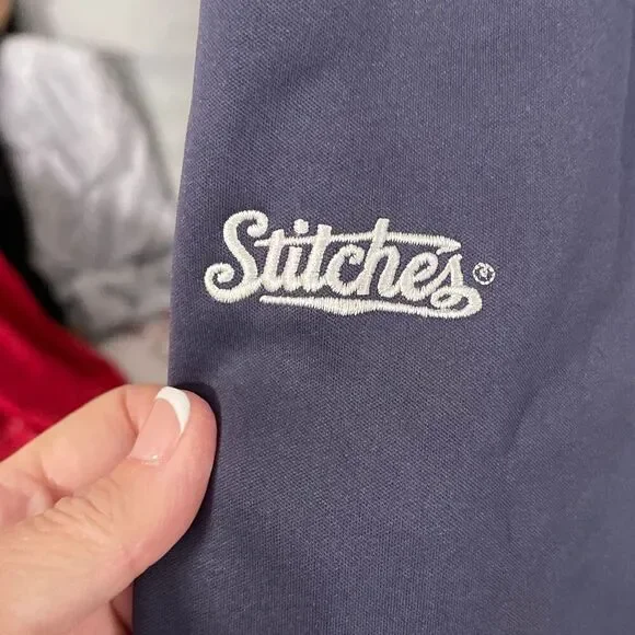 Stitches Boston Red Sox Men’s MLB Full Zip Bullpen Jacket - Picture 8 of 10